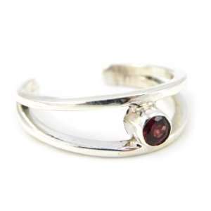  Ring silver Charmes garnet.   Taille 53 Jewelry