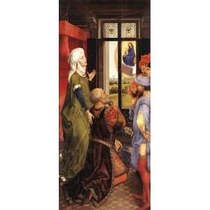  FRAMED oil paintings   Rogier van der Weyden   24 x 56 