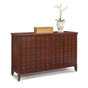  Southwood 4 Door Console / Buffet Chest in Crimson Antique 