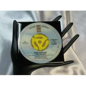  Linda Ronstadt   Hurt So Bad 45 rpm Record Drink Coaster 
