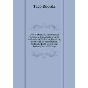   En Oud Indische PoÃ«zie (Dutch Edition) Taco Roorda Books