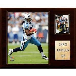  NFL Chris Johnson Tennessee Titans Player Plaque