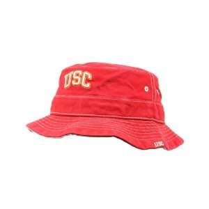  Southern California Trojans Ice Backet Hat (Red) Sports 