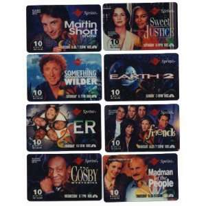 Collectible Phone Card NBC Fall Lineup (1994 TV Shows)   Cplt. Set of 