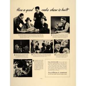 1937 Ad Young & Rubicam Advertising Jack Benny Radio   Original Print 