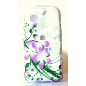   Purple Orchid Pantech C740 Matrix Snap on Cell Phone Case Electronics