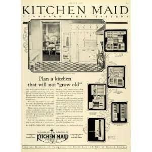  1927 Ad Kitchen Maid Chicago Shoreland Apartments Cupboard 