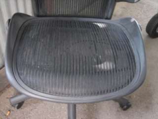   ) Herman Miller Aeron Chair BK 3D01 Office Desk Chair Size B Medium