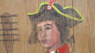 ANTIQUE PAINTING OF COLONIAL SOLDIER  