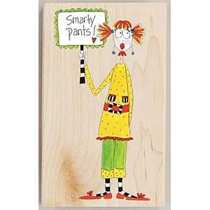   Happen Mounted Stamp Chicklets SMARTY PANTS Arts, Crafts & Sewing