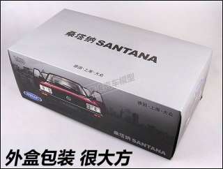 P54  118 China Volkswagen Santana white black red 1/18 