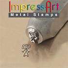   Swirl ImpressArt Metal Design Stamp  Steel Hand Punch, Jewelry, Crafts