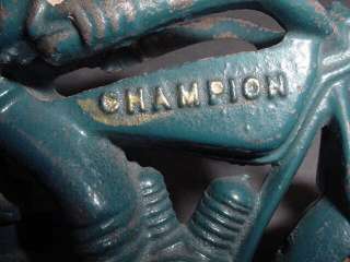 Champion ~ Harley Motorcycle ~ 7 Cast Iron ~ 1930s  