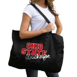  Ohio State Buckeyes Ladies Black Katie Tote Bag Sports 
