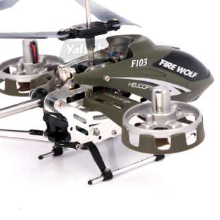 Channel LED RC Helicopter 4CH Remote/Radio Control with GYRO Metal 