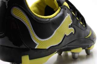 Puma Powercat 3.10 SG Rugby Boots Black/Yellow  