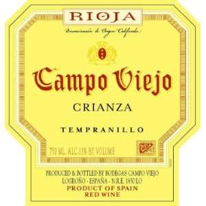  2007 Campo Viejo Rioja Crianza 750ml Grocery & Gourmet 