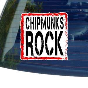  Chipmunks Rock   Window Bumper Laptop Sticker Automotive