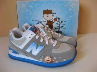 Kids SNOOPY New Balance Charlie Brown Christmas Shoes 3 884577458521 