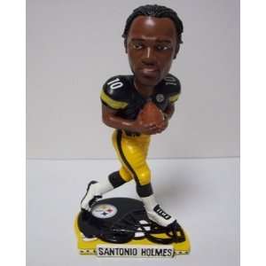  Santonio Holmes Pittsburgh Steelers Helmet Base Bobblehead 