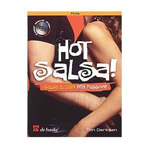  Hot Salsa   Flute (Book/CD) Musical Instruments