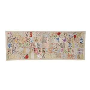 Fabulous Wall Hanging Tapestry with Fine Zari & Patch Work Size 59 X 