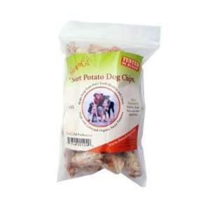   Organic Sweet Potato Dog Chips   4 oz bag   Made in USA