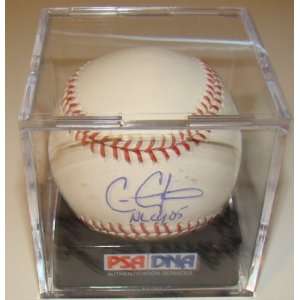 Chris Carpenter SIGNED MLB Baseball PSA GRADED 10 GEM