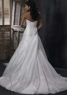 Cheap Bridal Gowns Sweetheart Neckline A line Wedding Dress WD01 