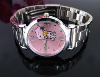 Cute Peanuts Gang Snoopy Stainless steel Watch S02P  
