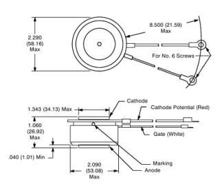 NL 550PB30 SCR 550Amp 300Volt Hockey Puck 2.3 Dia  