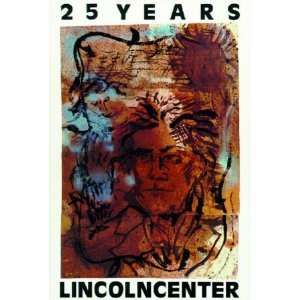   25 Years   Lincoln Ctr 1984 by Julian Schnabel, 40x59