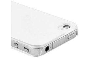 Ultra Thin Plastic Clear&sanding Snap on Hard Case Cover for iPhone 4 