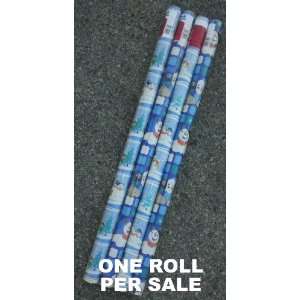   Snowman Christmas Wrapping Paper   One Roll
