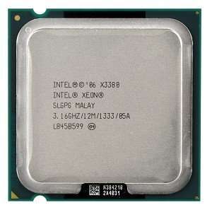   Xeon X3380 3.16GHz 1333MHz 12MB Socket 775 Quad Core CPU Electronics