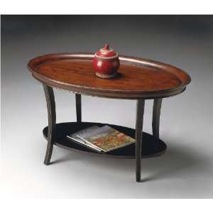  Cafe Noir Oval Cocktail Table by Butler Furniture