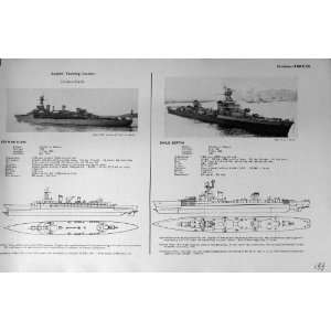 1953 54 Battle Ships Chateaurenault Grasse Bertin DArc 