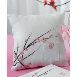  Cherry Blossom Square Ring Pillow