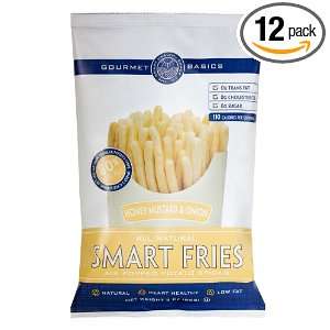Gourmet Basics Smart Fries Honey Mustard and Onion, 3 Ounce Bags (Pack 