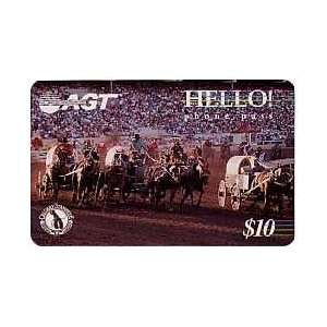   Card $10. Hello Calgary Stampede Chuckwagons Racing With Horses