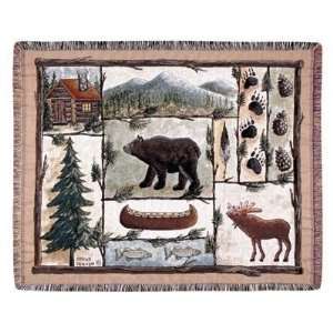  Cabin Fever Tapestry Throw WT TPM772