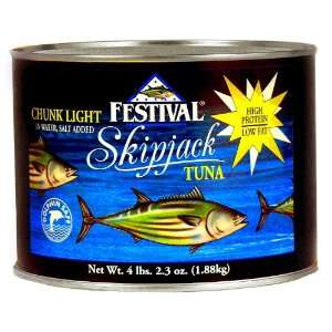 Festival Light Chunk Skipjack Tuna, 66.5 Ounce  Grocery 