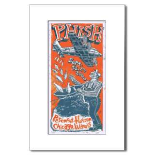 PHISH   Chicago, IL 2000   Matted Mini Poster  