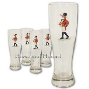  Snooty Fox Pilsner Glasses (set of 4)