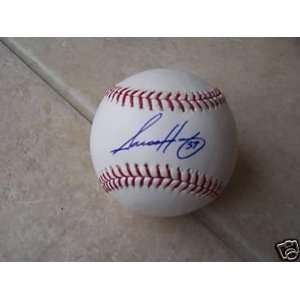 Aaron Harang Autographed Baseball   Cincinnati Reds Official Ml 