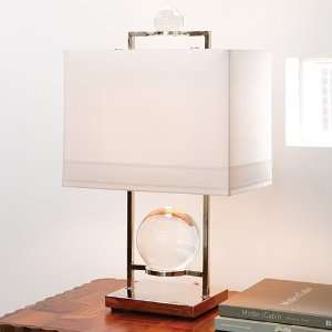 Fortune Teller 1 Light 26 Polished Stainless Steel Table Lamp with 