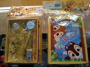 Disney Japan Chip & Dale Stationery Gift Set Box w/ Bag  