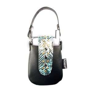   Princess Purse   Black with Snakeskin Cell Phones & Accessories