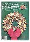CHOCOLATIER 1984 #4 HOLIDAY ISSUE CHRISTMAS COOKIE WREATH AND JEWEL 