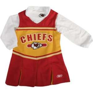  Kansas City Chiefs Toddler Long Sleeve Cheerleader Jumper 